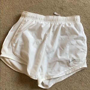 nike white shorts